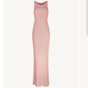 Elegant Pink Maxi Dress